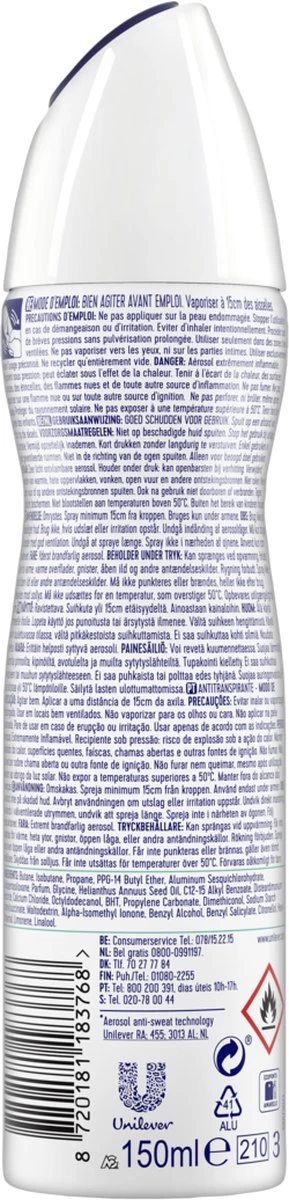 6x Rexona Deodorant Spray Shower Fresh 150 Ml 7 6x Rexona Deodorant Spray Shower Fresh 150 Ml - Afbeelding 7