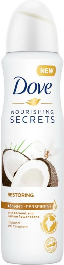 Dove Coco & Jasmine Anti-transpirant Deodorant - 6 X 150 Ml - Voordeelverpakking 16 Dove Coco & Jasmine Anti-transpirant Deodorant - 6 X 150 Ml - Voordeelverpakking -Lichaamsverzorging 291x1200