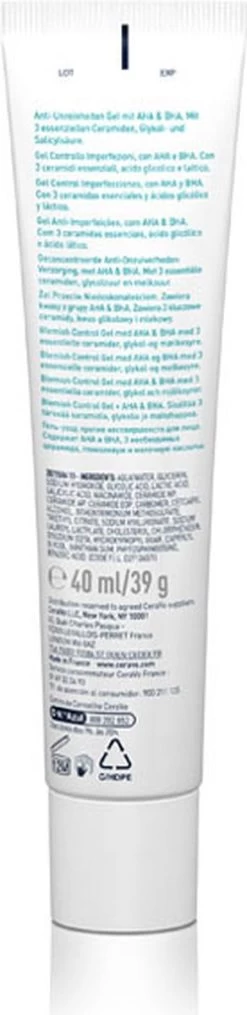 CeraVe Acne Control Gel - 40ml - Voor Onzuivere Huid Met Neiging Tot Acne -Lichaamsverzorging 292x1200 3