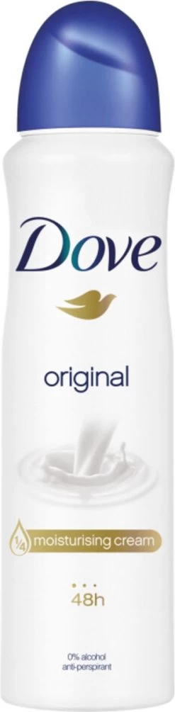 Dove Original Anti-transpirant Deodorant Spray - 6 X 150 Ml - Voordeelverpakking -Lichaamsverzorging 295x1200 3