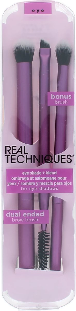 Real Techniques - Techniques Eye Shade + Blend Brush + Bonus Brush 1 Real Techniques - Techniques Eye Shade + Blend Brush + Bonus Brush