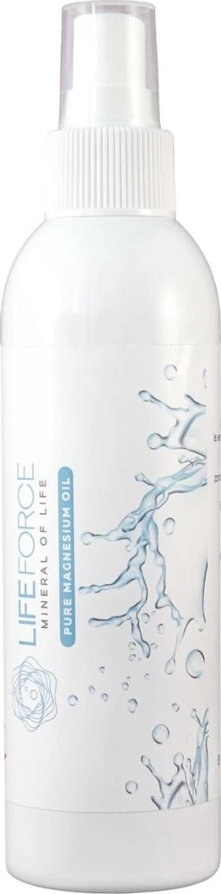 Lifeforce Magnesium Olie - Magnesiumspray (200 Ml) - Puur Zechstein - Magnesiumchloride 100% Natuurlijk En Zuiver