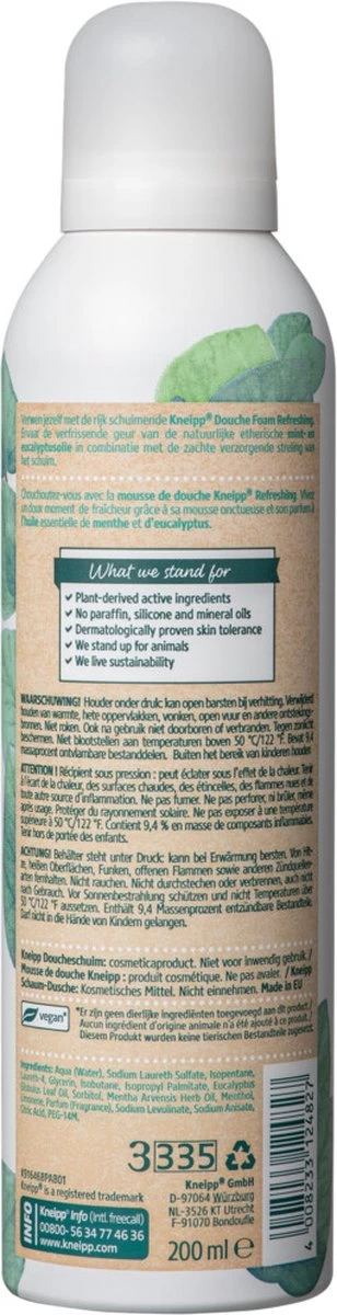 Kneipp Refreshing - Douche Foam 9 Kneipp Refreshing - Douche Foam - Afbeelding 9