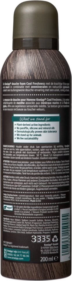 Kneipp Men - Cool Freshness - Douche Foam 16 Kneipp Men - Cool Freshness - Douche Foam -Lichaamsverzorging 308x1200 11