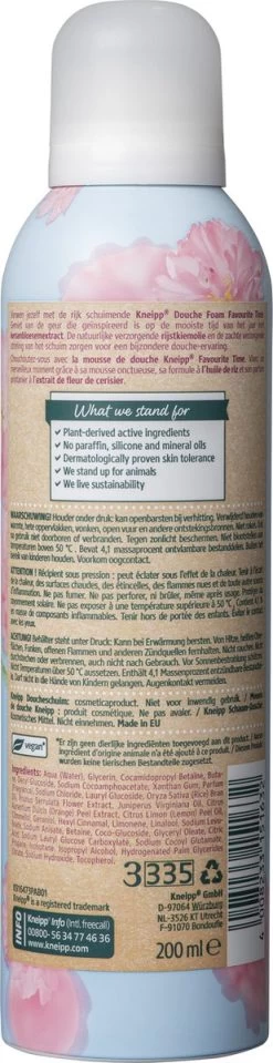 Kneipp Favourite Time - Douche Foam 13 Kneipp Favourite Time - Douche Foam -Lichaamsverzorging 309x1200 12