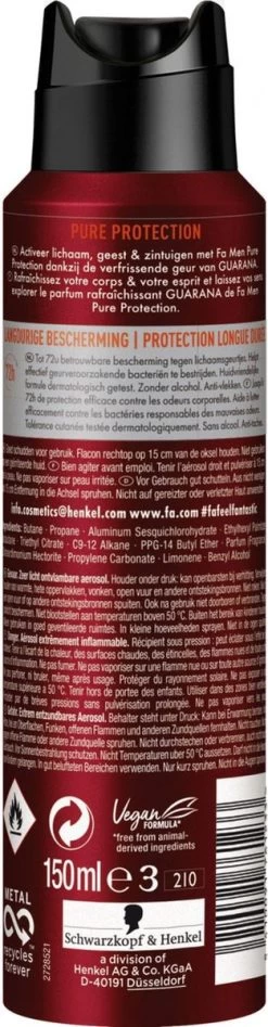 Fa Men Pure Guar Deo Spray 6x 150ml - Grootverpakking -Lichaamsverzorging 313x1200 3
