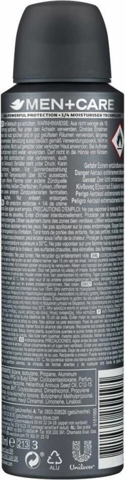 Dove Men+Care Clean Comfort Anti Transpirant Deodorant Spray - 6 X 150 Ml - Voordeelverpakking 17 Dove Men+Care Clean Comfort Anti Transpirant Deodorant Spray - 6 X 150 Ml - Voordeelverpakking -Lichaamsverzorging 314x1200 6