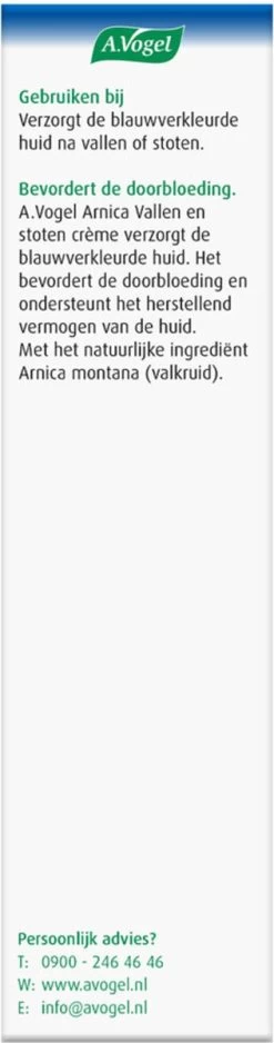 A.Vogel Arnica Vallen En Stoten Crème - Verzorgt De Blauwverkleurde Huid - 30 G 14 A.Vogel Arnica Vallen En Stoten Crème - Verzorgt De Blauwverkleurde Huid - 30 G -Lichaamsverzorging 316x1200