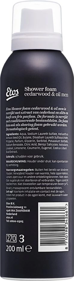 Etos Doucheschuim - Cedarwood & Oil - 2-in-1 - Mannen - 6 X 200 Ml -Lichaamsverzorging 317x1200 4