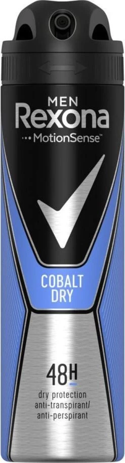 Rexona Men Cobalt Dry Anti-transpirant Spray - 6 X 150 Ml - Voordeelverpakking -Lichaamsverzorging 324x1200 2