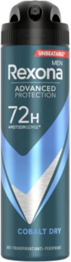 Rexona Men Cobalt Dry Anti-transpirant Deodorant Spray - 6 X 150 Ml - Voordeelverpakking -Lichaamsverzorging 326x1200 5