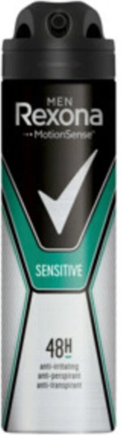 Rexona Men Sensitive Anti-transpirant Spray - 6 X 150 Ml - Voordeelverpakking -Lichaamsverzorging 336x1200 1