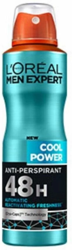 L’Oréal Paris Men Expert Cool Powder Deodorant Spray - 6 X 150 Ml