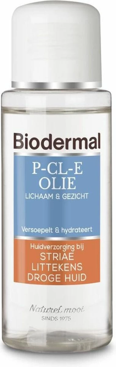 Biodermal P-CL-E Olie - Huidolie - Huidverzorging Voor Striae, Littekens En Droge Huid - Huidolie 75 Ml 5 Biodermal P-CL-E Olie - Huidolie - Huidverzorging Voor Striae, Littekens En Droge Huid - Huidolie 75 Ml - Afbeelding 5