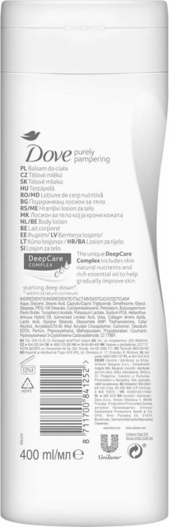 Dove Body Love Pampering Care Bodylotion - 400 Ml -Lichaamsverzorging 386x1200