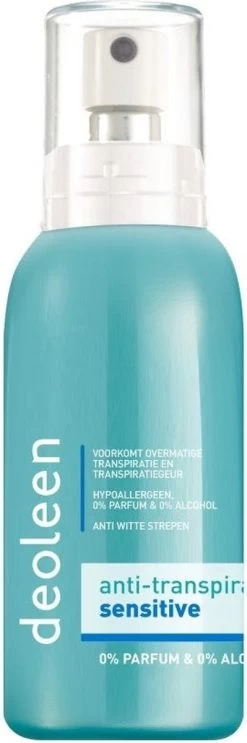 Deoleen Anti-transpirant - Pompspray Sensitive - Deodorant - 75 Ml -Lichaamsverzorging 399x1200 2
