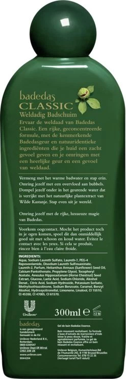 Badedas Classic Badschuim 4 X 300 Ml - Voordeelverpakking -Lichaamsverzorging 400x1200 2