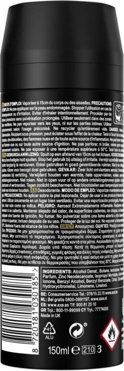Axe Gold Bodyspray Deodorant - 6 X 150 Ml - Voordeelverpakking -Lichaamsverzorging 404x1200 7