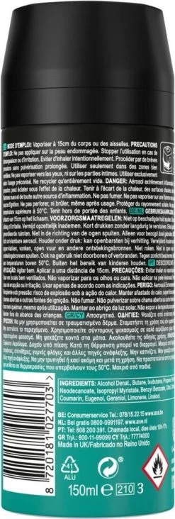 Axe Ice Breaker Bodyspray Deodorant - 6 X 150 Ml - Voordeelverpakking -Lichaamsverzorging 405x1200 1