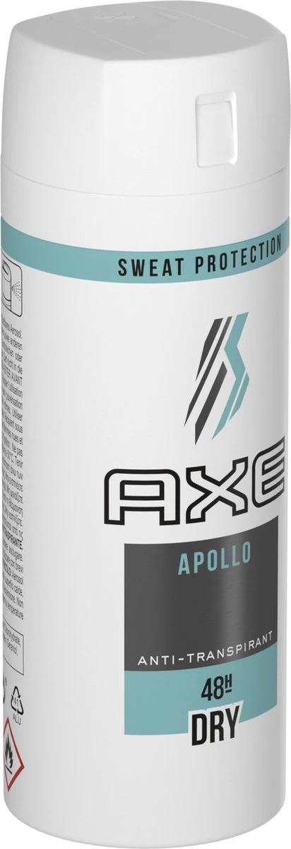 AXE Apollo Dry Anti-Transpirant Deodorant - 6 X 150 Ml - Voordeelverpakking 2 AXE Apollo Dry Anti-Transpirant Deodorant - 6 X 150 Ml - Voordeelverpakking - Afbeelding 2