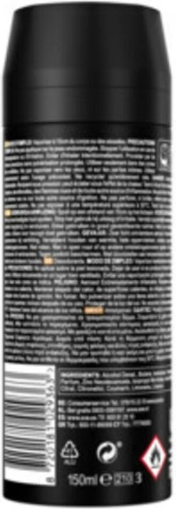 Axe Dark Temptation Bodyspray Deodorant - 6 X 150ml - Voordeelverpakking -Lichaamsverzorging 416x1200 2