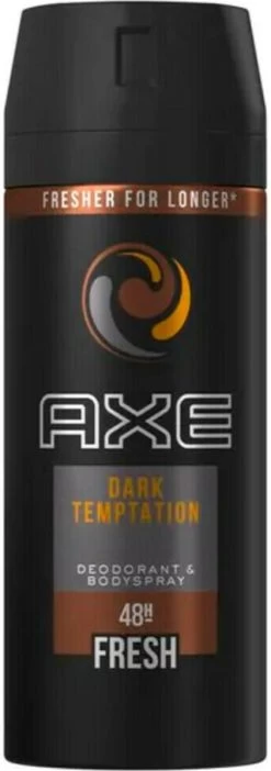 Axe Dark Temptation Bodyspray Deodorant - 6 X 150ml - Voordeelverpakking -Lichaamsverzorging 422x1200 6