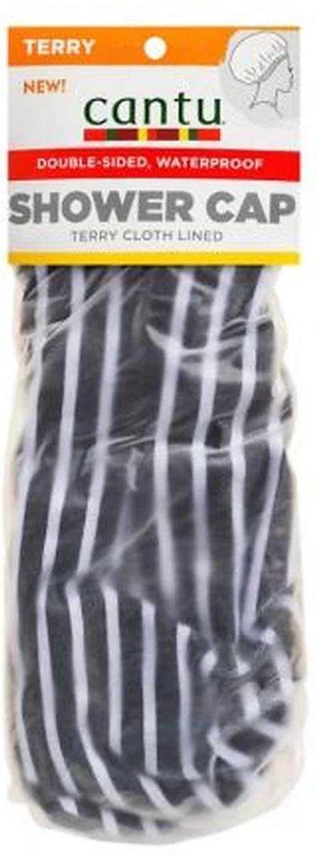 Cantu Cloth Terry Lined Shower Cap 1 Cantu Cloth Terry Lined Shower Cap