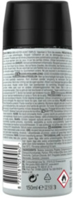 Axe Black Anti-transpirant Spray - 6 X 150 Ml - Voordeelverpakking 17 Axe Black Anti-transpirant Spray - 6 X 150 Ml - Voordeelverpakking -Lichaamsverzorging 446x1200 3