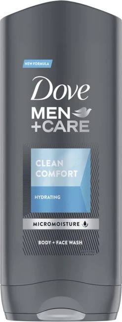 Dove Men+Care Clean Comfort Douchegel - 6 X 400 Ml - Voordeelverpakking -Lichaamsverzorging 454x1200 2