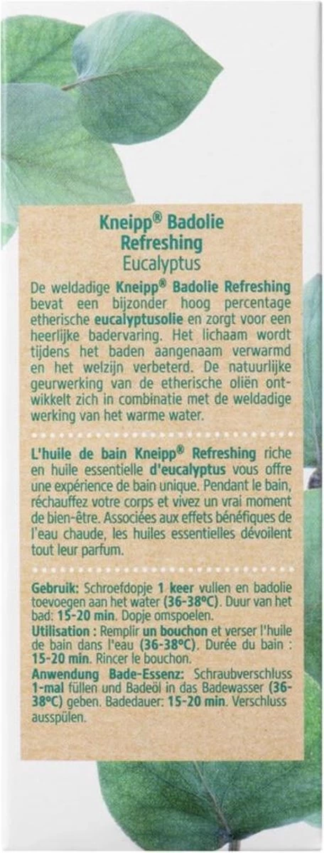 Kneipp Refreshing - Badolie 2 Kneipp Refreshing - Badolie - Afbeelding 2