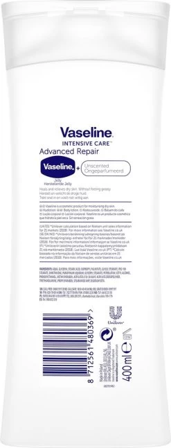 Vaseline® Vaseline Advanced Repair Intensive Care Bodylotion - 400 Ml -Lichaamsverzorging 459x1200 6