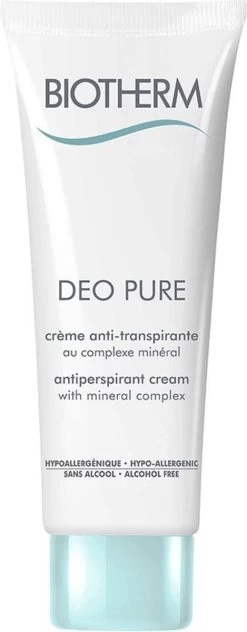Biotherm Deo Pure Anti-transpirant Creme - Deodorant - 75 Ml
