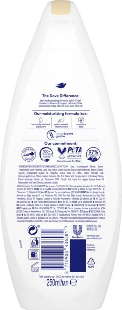 Dove Nourishing Care Douchegel - 6 X 250 Ml - Voordeelverpakking -Lichaamsverzorging 474x1200 5