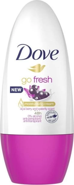 Dove Go Fresh Açaí Berry & Waterlily Anti-Transpirant Deodorant Roller - 6 X 50 Ml - Voordeelverpakking -Lichaamsverzorging 479x1200 7
