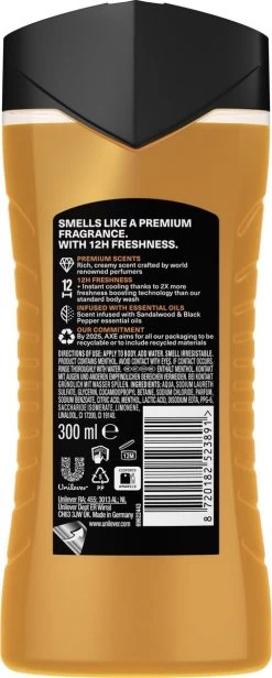 AXE Fine Fragrance Collection Copper Santal Douchegel - 6 X 300 Ml - Voordeelverpakking 9 AXE Fine Fragrance Collection Copper Santal Douchegel - 6 X 300 Ml - Voordeelverpakking -Lichaamsverzorging 481x1200 1