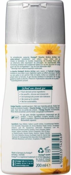 Kneipp Arnica Active - Douchegel 10 Kneipp Arnica Active - Douchegel -Lichaamsverzorging 486x1200 3