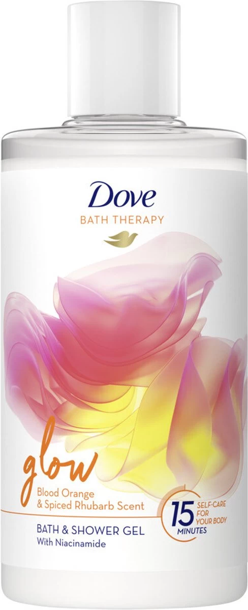 Dove Bath Therapy Glow - Badschuim & Douchegel - 400 Ml 1 Dove Bath Therapy Glow - Badschuim & Douchegel - 400 Ml