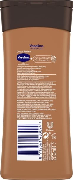 Vaseline® Vaseline Cocoa Radiant Intensive Care Bodylotion - 200 Ml 18 Vaseline® Vaseline Cocoa Radiant Intensive Care Bodylotion - 200 Ml -Lichaamsverzorging 490x1200