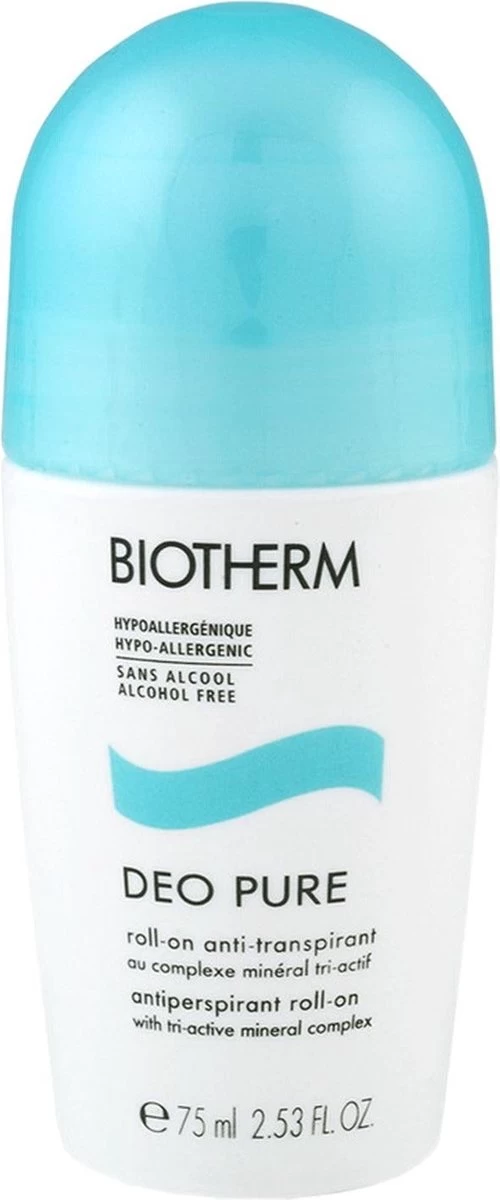 Biotherm Pure Anti-transpirant Roll-on Deodorant - Deodorant - 75 Ml 1 Biotherm Pure Anti-transpirant Roll-on Deodorant - Deodorant - 75 Ml