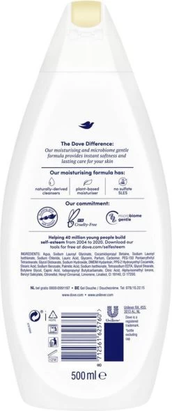 Dove Silk Douchegel - 6 X 500ml - Voordeelverpakking -Lichaamsverzorging 502x1200 4