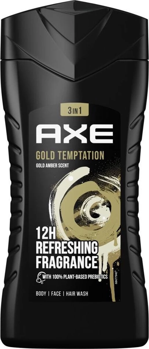 Axe Gold Tempation Douchegel - 6 X 250 Ml - Voordeelverpakking 5 Axe Gold Tempation Douchegel - 6 X 250 Ml - Voordeelverpakking - Afbeelding 5