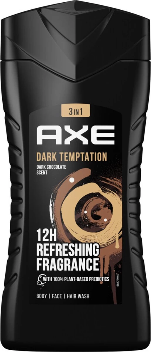 Axe Dark Temptation 3-in-1 Douchegel - 6 X 250 Ml - Voordeelverpakking 13 Axe Dark Temptation 3-in-1 Douchegel - 6 X 250 Ml - Voordeelverpakking - Afbeelding 13