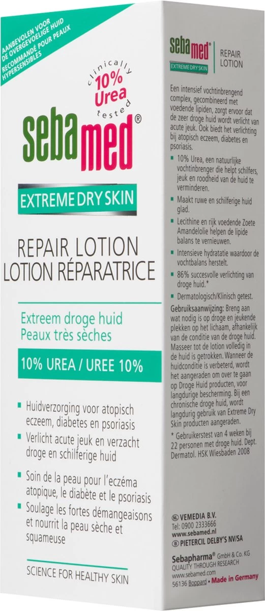 Sebamed Extreme Dry Urea Repair - Lotion 10% - Huidverzorging - 200 Ml 14 Sebamed Extreme Dry Urea Repair - Lotion 10% - Huidverzorging - 200 Ml - Afbeelding 14