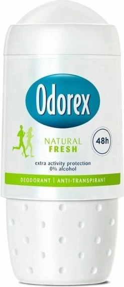 Odorex Deodorant Roller Natural Fresh - Deodorant - 6x 50 Ml - Voordeelverpakking