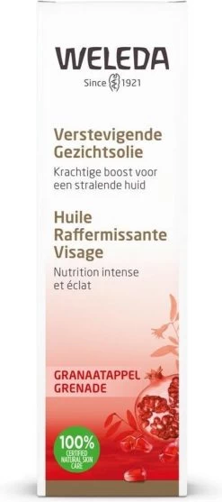 Weleda Granaatappel Verstevigende Gezichtsolie -Lichaamsverzorging 532x1200