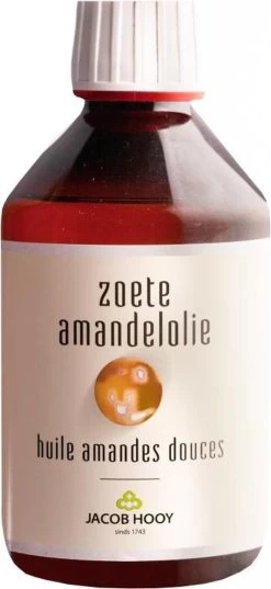 Jacob Hooy Olie- & Vloeistoffen Amandelolie Zoet - 250 Ml - Body Oil -Lichaamsverzorging 552x1200 1
