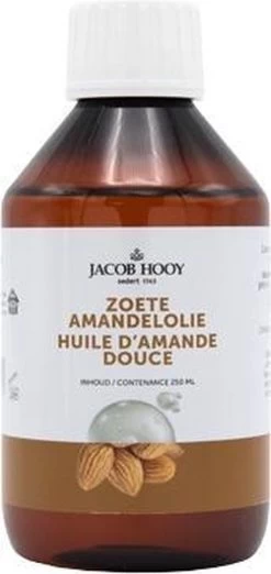 Jacob Hooy Olie- & Vloeistoffen Amandelolie Zoet - 250 Ml - Body Oil -Lichaamsverzorging 568x1200 1