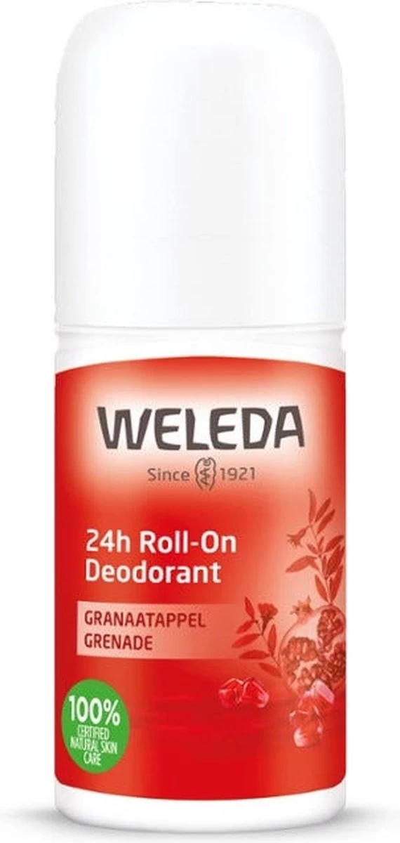Weleda Granaatappel 24h Roll-On Deodorant 1 Weleda Granaatappel 24h Roll-On Deodorant