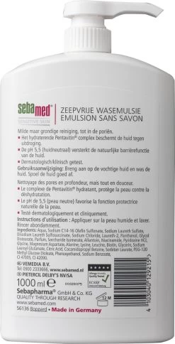 Sebamed Douchegel - Douchemiddel - Zeepdispenser - 1 Liter 13 Sebamed Douchegel - Douchemiddel - Zeepdispenser - 1 Liter -Lichaamsverzorging 612x1200 1