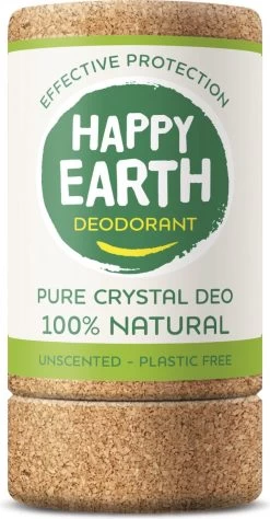 Happy Earth 100% Natuurlijke Deodorant Crystal Unscented 90 Gr